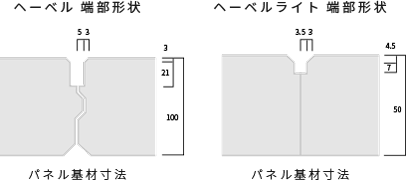 へーベル端部形狀 へーベルライト端部形狀