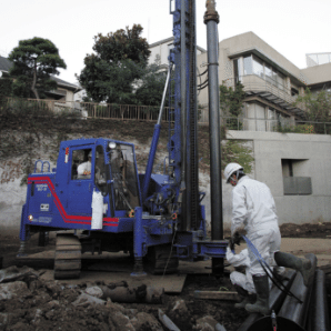 4.Setting the EAZET pile.