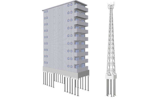 鉄塔、タワー狀建築物