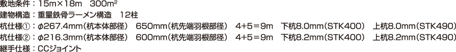 設計事例:標準的検討例