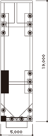 短期引抜き力例:杭伏図