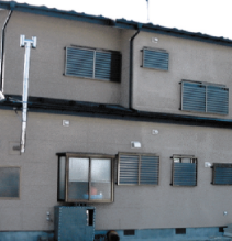 ALC薄形パネル住宅が延焼の被害を免れました。