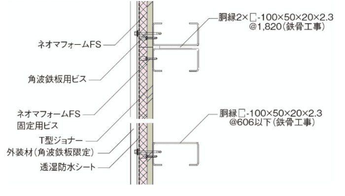 一般部 垂直斷面詳細図