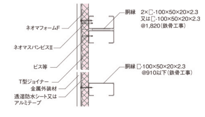 一般部 垂直斷面詳細図
